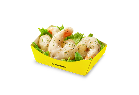 레몬 크림 새우</br>
Fried Shrimp With</br>
Lemon Cream
